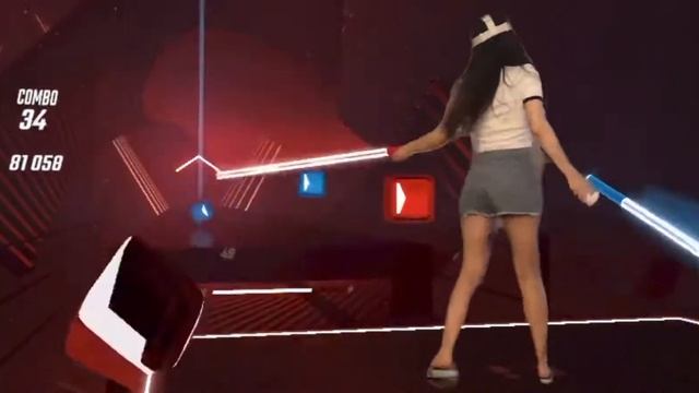 VR Beat Saber Mixed Reality смотреть онлайн