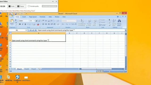 Open program using short command, program like word,excel,dos etc смотреть онлайн