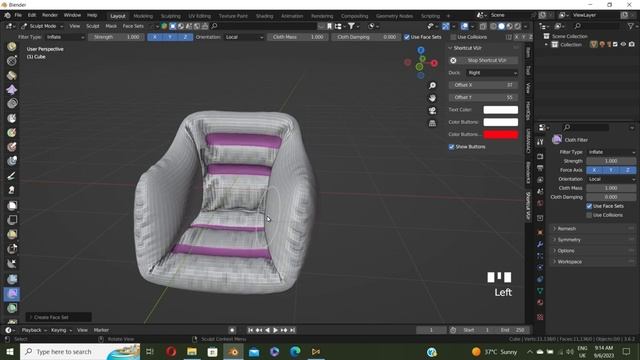 Easy way to create chair in blender #blender #chair #3d #model #modeling #3dmax смотреть онлайн