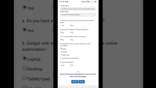 SPPU Online Or Offline Exam Option Form | How to Select Mobile Option For Online Exam смотреть онлайн