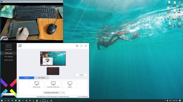 XP-PEN DRIVER part1 - All About WORK AREA TAB смотреть онлайн