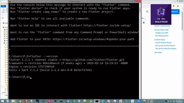 How to Install Flutter for windows || 01 Flutter installation || Flutter Series 2021 смотреть онлайн