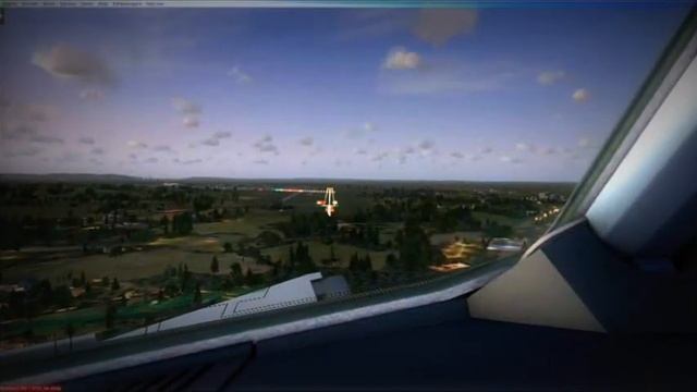 FSX ILS approach 34 Vienna (LOWW) смотреть онлайн