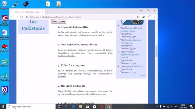 How to install zoom video conferencing application in windows by chakshumathi assistive technology смотреть онлайн