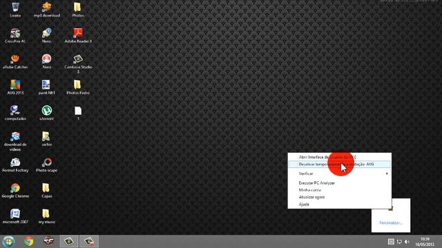 video aula como desativar o antivirus AVG windows xp,7,vista e 8 смотреть онлайн