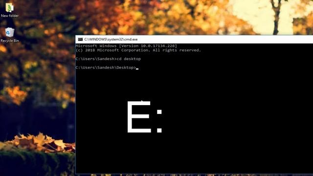 How to Create and delete folder using cmd/command prompt смотреть онлайн