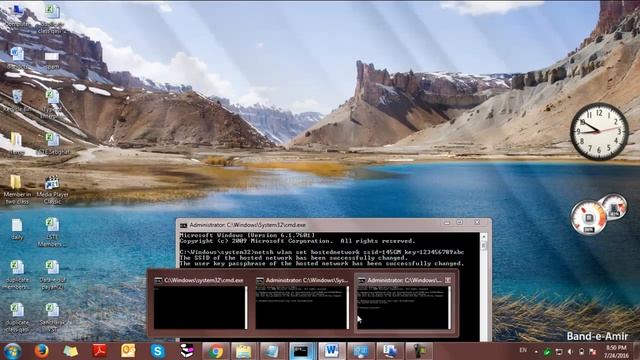 Creating Virtual WIFI using CMD command Prompt смотреть онлайн