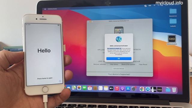 NEW SMD UNIVERSAL ACTIVATOR Icloud Bypass Meid/gsm IOS 12-14.8.1 With Calls