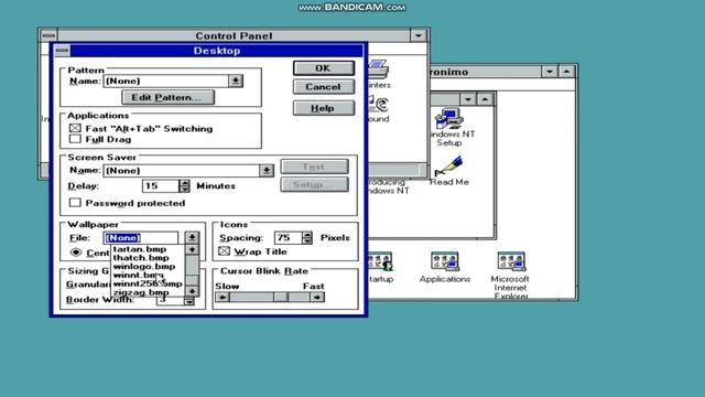 How to Change Wallpaper in Windows NT 3.51 смотреть онлайн