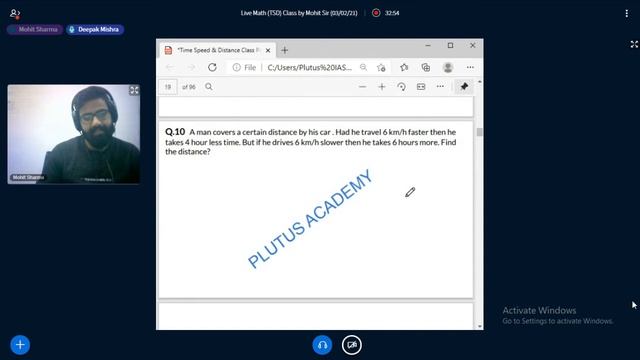 Maths (TSD) Live Class important for SSC CGL & IBPS PO by Mohit Sir смотреть онлайн