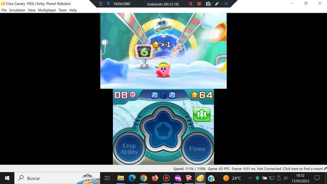 Kirby Planet Robobot - Nintendo 3DS - Citra Canary 1956 Emulator - Test Windows 10 смотреть онлайн