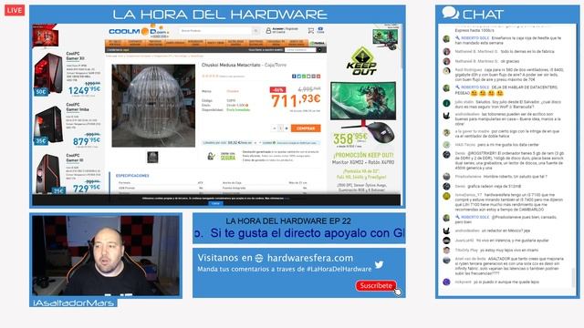 LA HORA DEL HARDWARE EP22 - Noticias y preguntas y respuestas смотреть онлайн