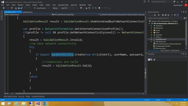 Authenticating to Office 365 in your disconnected Windows Store App смотреть онлайн