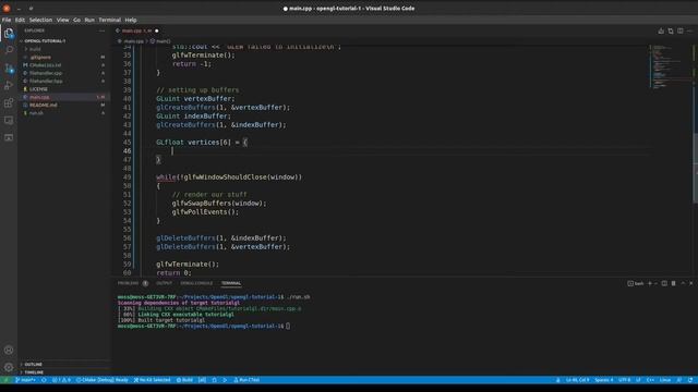03 OpenGL beginner's tutorial Buffers смотреть онлайн