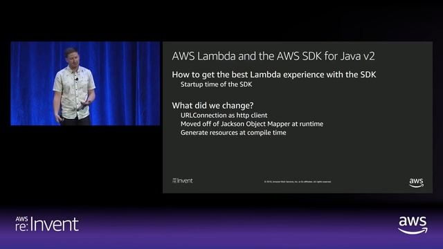 AWS re:Invent 2018: [REPEAT 1] Hands-on in the AWS Java Ecosystem (DEV325-R1) смотреть онлайн