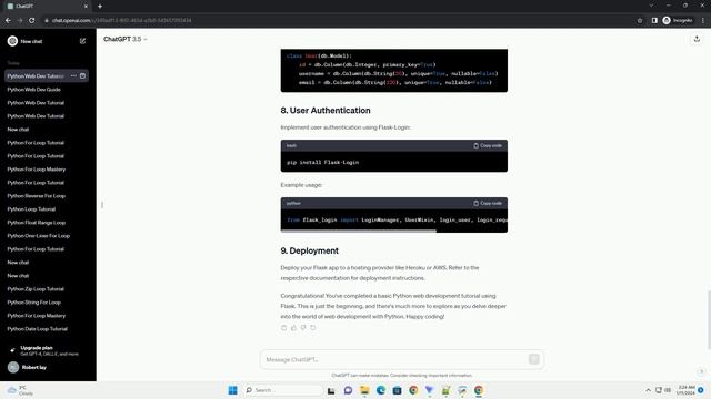 python for web development tutorial pdf смотреть онлайн