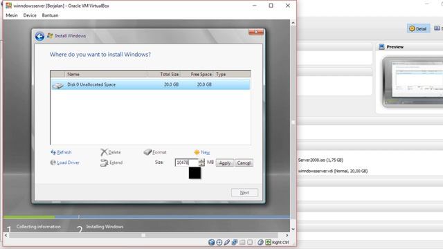 Tutorial penginstalan windows server 2008 menggunakan virtualbox смотреть онлайн