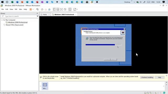 Installing Windows 2000 On VM Ware! смотреть онлайн
