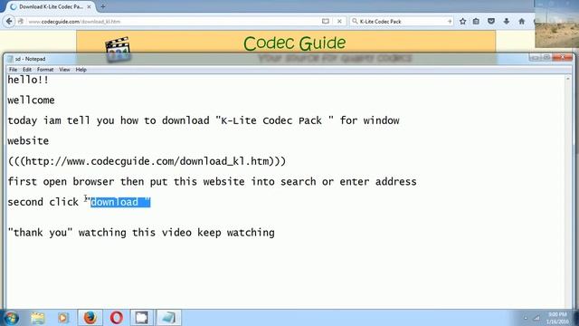 how to download K Lite Codec Pack смотреть онлайн