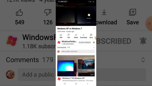 Windows XP vs Windows 7 смотреть онлайн