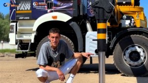 Обзор уникального крано-манипулятора #xcmg  43т