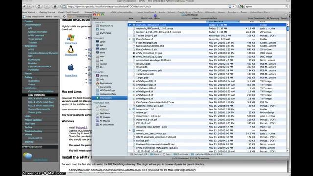 blender-ePMV on Mac смотреть онлайн