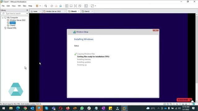 MCSA: Server 2022 in VMware Windows 10 | VMware Snapshot Part 2 смотреть онлайн