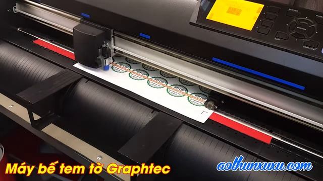 Combo máy in màu và máy bế các sản phẩm tem nhãn, sticker смотреть онлайн