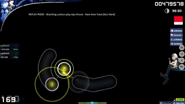 [OSU!] Aya Hirano - Hare Hare Yukai [Ky's hard] смотреть онлайн