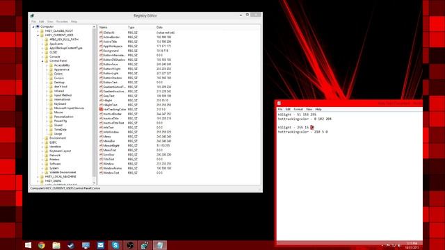 How To Change Selection Box Colour in Windows 8 / 10 смотреть онлайн