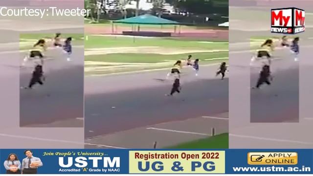 🔴 Disabled Girl Gets Standing Ovation After She Completes Running Race With A Crutch смотреть онлайн