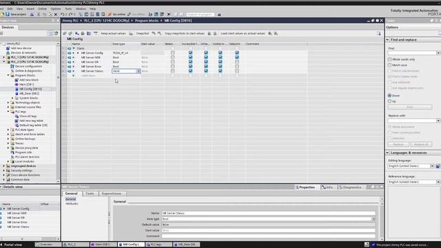 Siemens S1200 Modbus TCP Server test смотреть онлайн