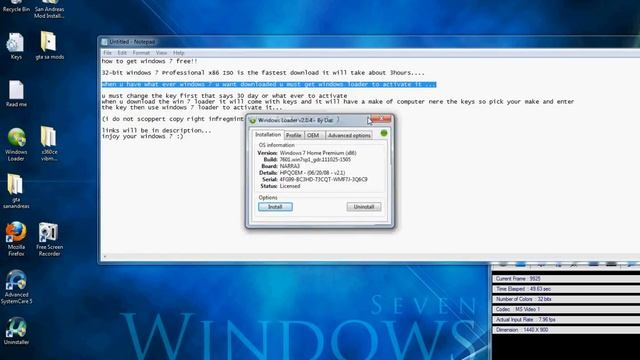 windows 7 free (no disk needed) links in description смотреть онлайн