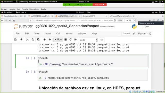 Repaso: Maquina Virtual con Apache Hadoop y Apache Spark - Dr. Gabriel Guerrero saXsa смотреть онлайн