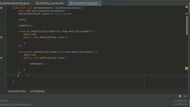 How to make Quiz APP in Android Studio | Part 25 | Score Activity смотреть онлайн