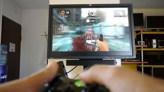 Dead Trigger 2 with XBox 360 Wireless Controller on Quad-Core Android Box (Ugoos UG320) смотреть онлайн