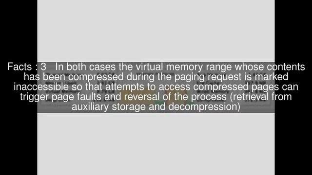 Virtual memory compression Top #7 Facts смотреть онлайн