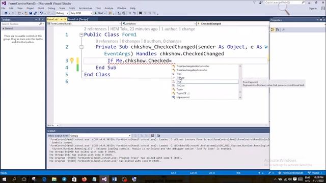 Visual Basic.NET Programming. Beginner – Form Control Part 4 & 5-Checkbox and Radio Button смотреть онлайн