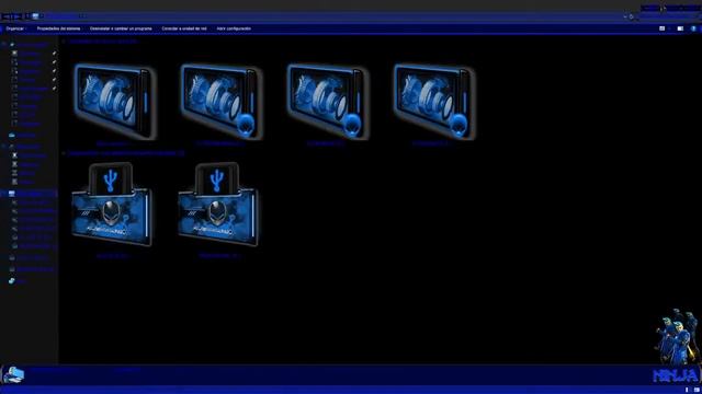 THEME ( NINJA FORTNITE ) PARA WINDOWS 10 64 BIS VERSION 1903 смотреть онлайн