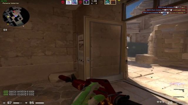 Filthy Quad With M4a1On Anubis (CS:GO) смотреть онлайн