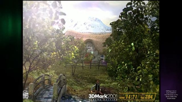 3DMark 2001 SE - VMWare Player | performance test on Ryzen 5950X смотреть онлайн