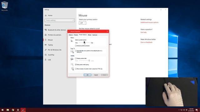 How to Change Mouse Sensitivity - Windows 10 смотреть онлайн