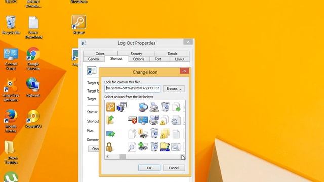 How to create shortcut log out computer for all windows смотреть онлайн