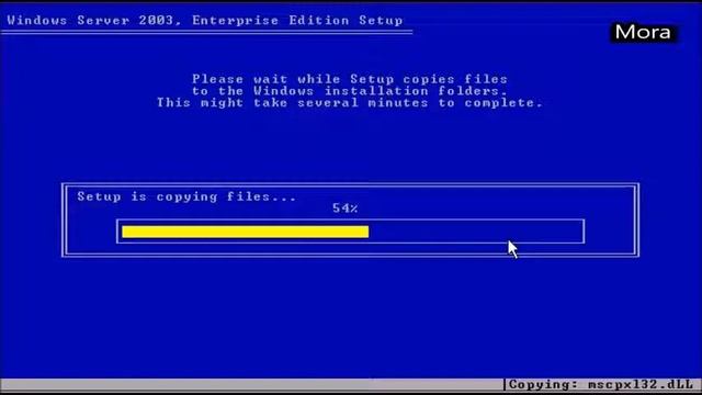 How to Install Server 2003 Enterprise Part1 смотреть онлайн