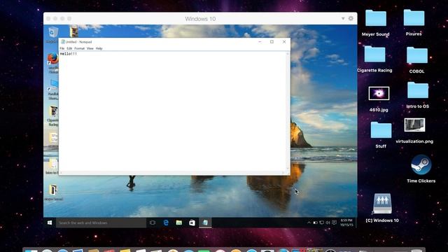 Windows 10 on Mac using Parallels Desktop смотреть онлайн