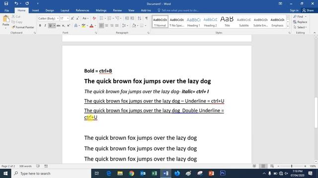 Day -3 Microsoft Office Word 2016, Home Tab- Clipboard Group, Font Group, Lesson Day -3 смотреть онлайн