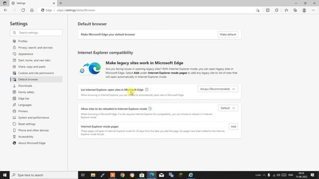 How to Stop Internet Explorer IE from Redirecting Page to Microsoft Edge on Windows 10 |Good Bye IE смотреть онлайн