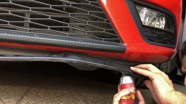 Como instalar lip tipo cupra a tu auto / Dale un toque deportivo a tu auto. смотреть онлайн