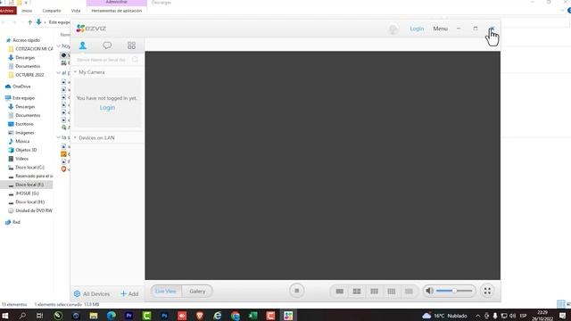 como instalar la aplicacion EZVIZ para pc para ver camaras wifi por internet смотреть онлайн