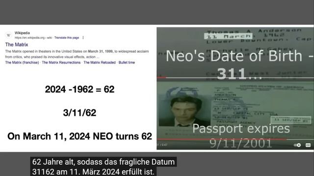 Warum der 11. März 2024? | MATRIX- & BIBEL-Codes verraten den 11.9.2001 & 11.3.2024 смотреть онлайн